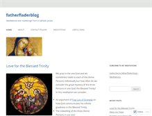 Tablet Screenshot of fatherfladerblog.com